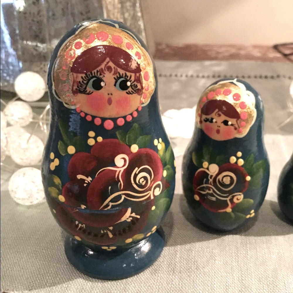 Russian Matrioska wooden figurines